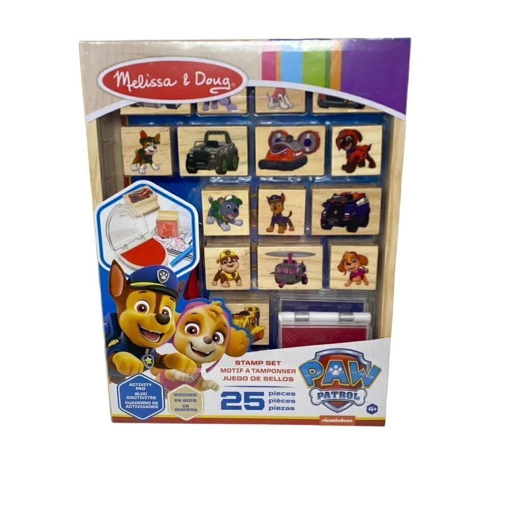 Melissa & Doug PAW Patrol Wooden Activity Stamp Set